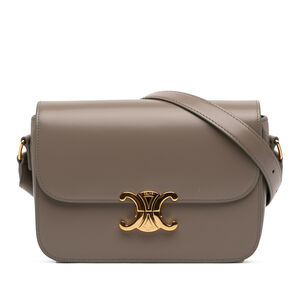 Pre-Loved Celine Classique Shiny Calfskin Triomphe Crossbody